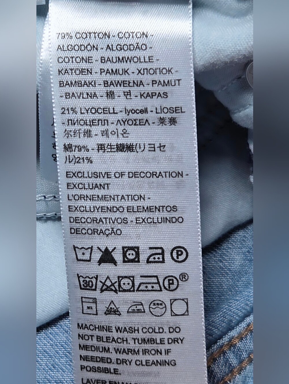 Levi's Premium Baggy Dad Jeans W29 L30 Distressed 90s Y2K Grunge Streetwear - Picture 10 of 14